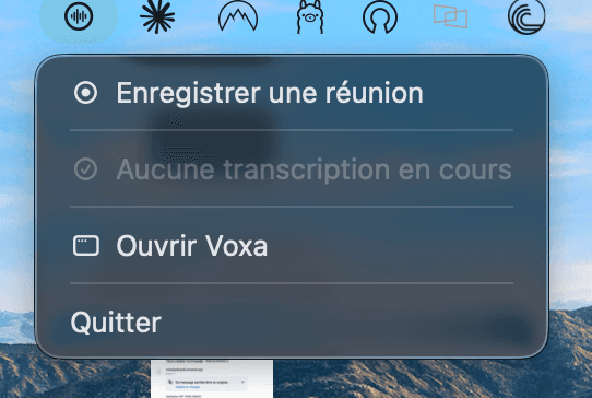 Starting a recording without opening the window