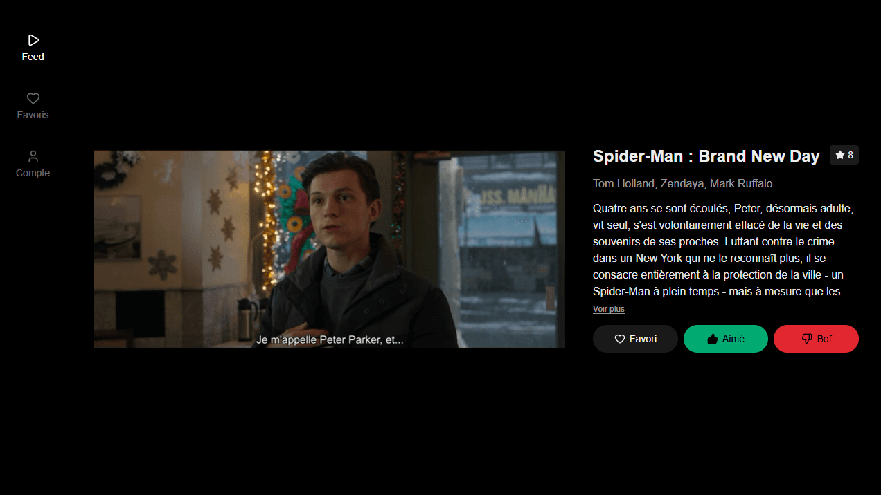 The trailer feed, one film at a time